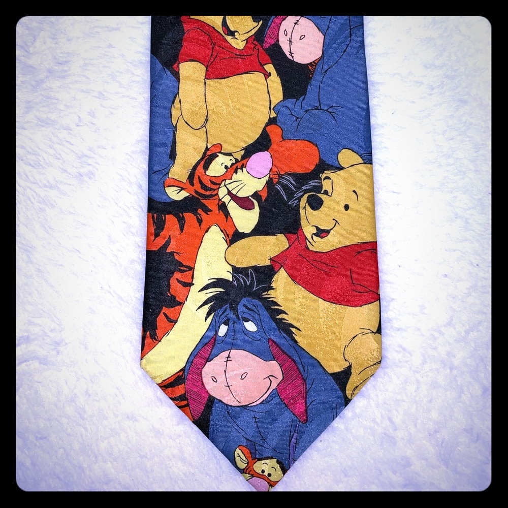 Tigger Eeyore and Winnie the Pooh tie